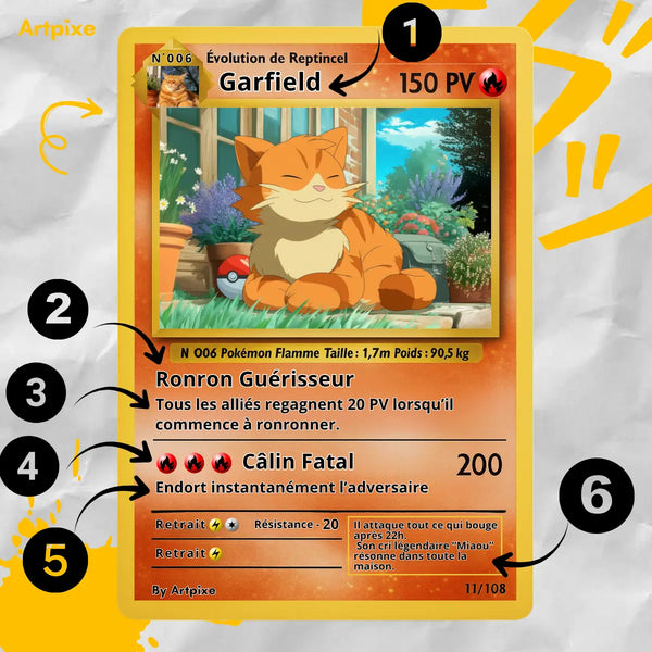 Porträt-Manga personalisiert | Pokémon