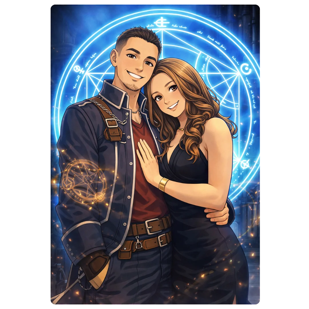 Mit Alchemist Werden Sie Alchemist mit Fullmetal Alchemist Porträts – Artpixe